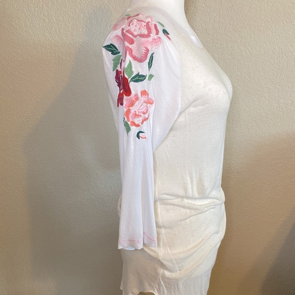Boho Jane Embroidered Sleeve T-shirt - Picture 6 of 8